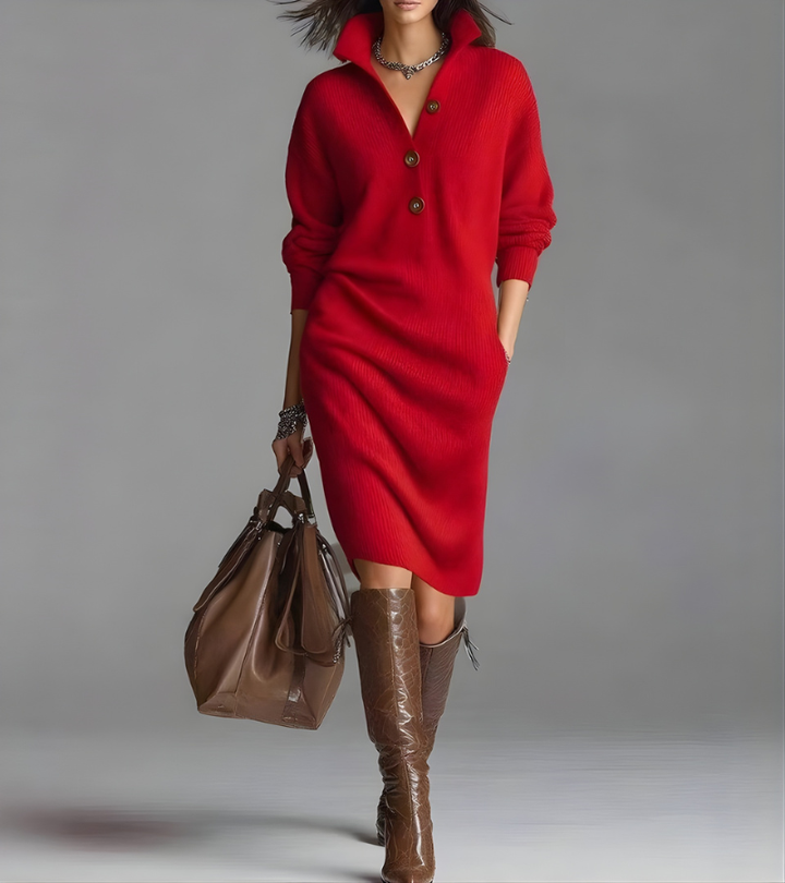 MADALYN - Cozy Elegant Knit Dress