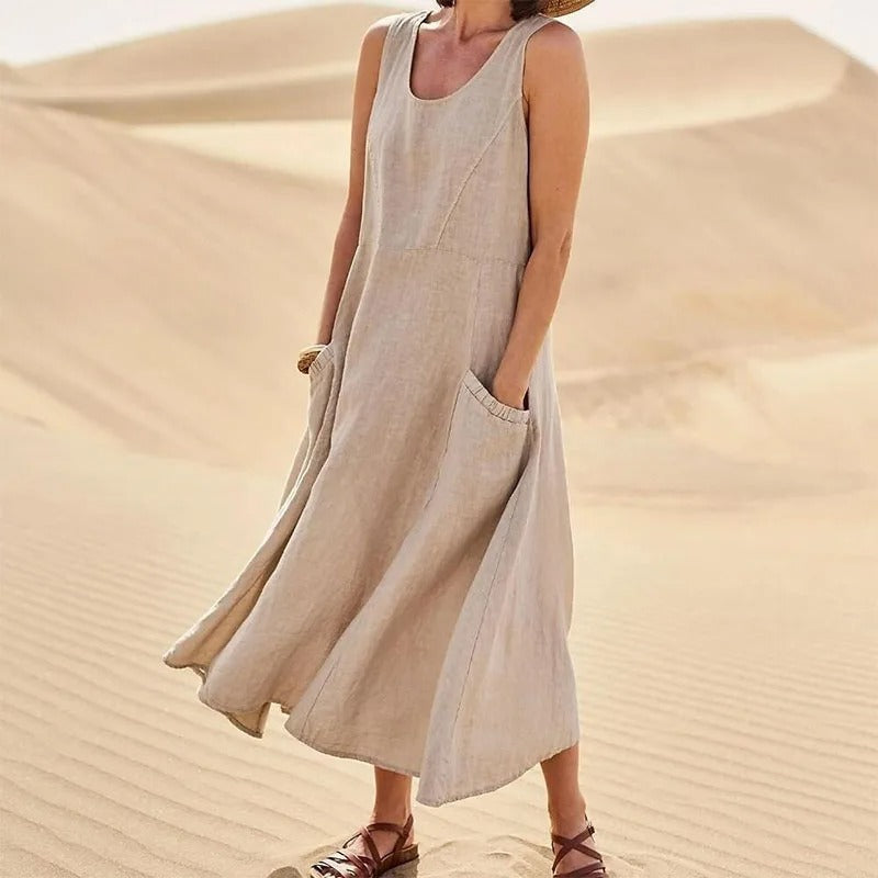 NORA - Summer Linen Dress