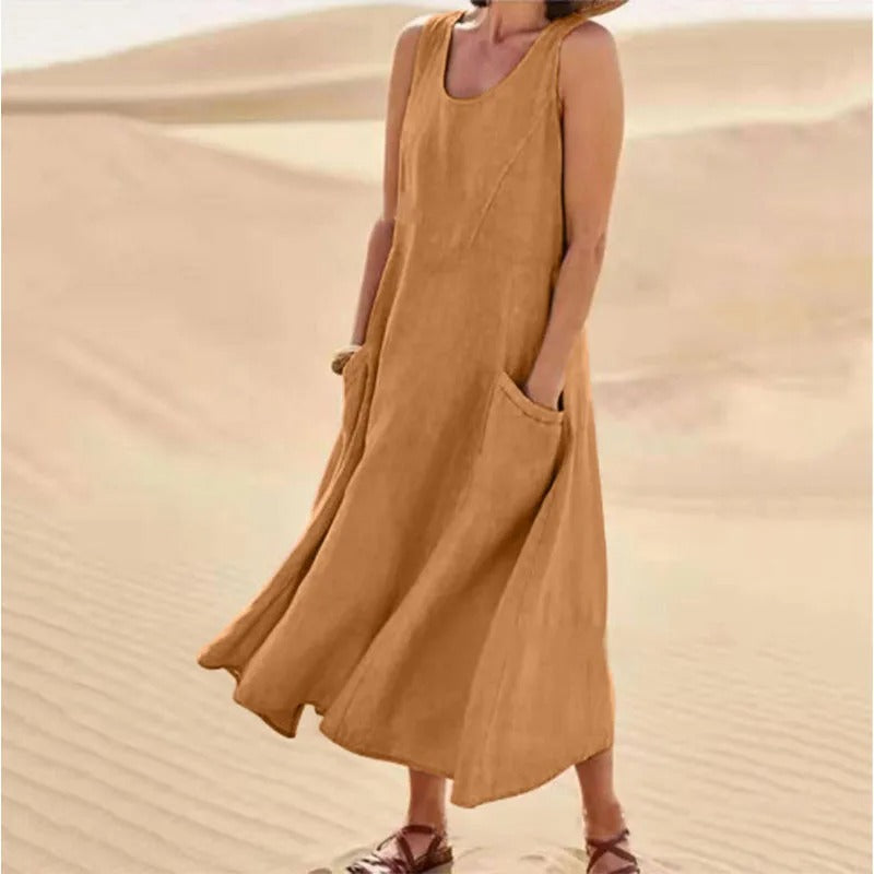 NORA - Summer Linen Dress