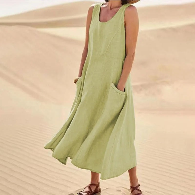 NORA - Summer Linen Dress