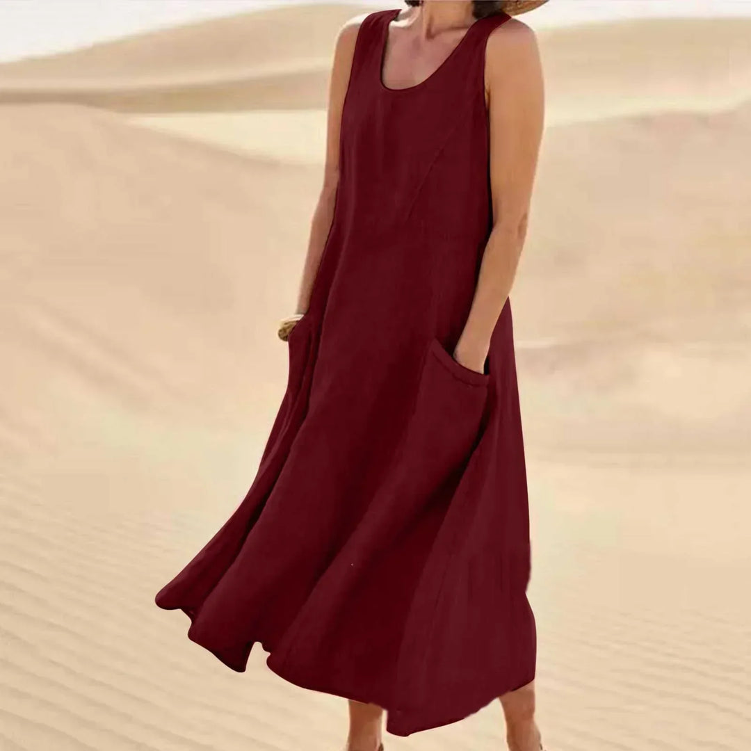 NORA - Summer Linen Dress