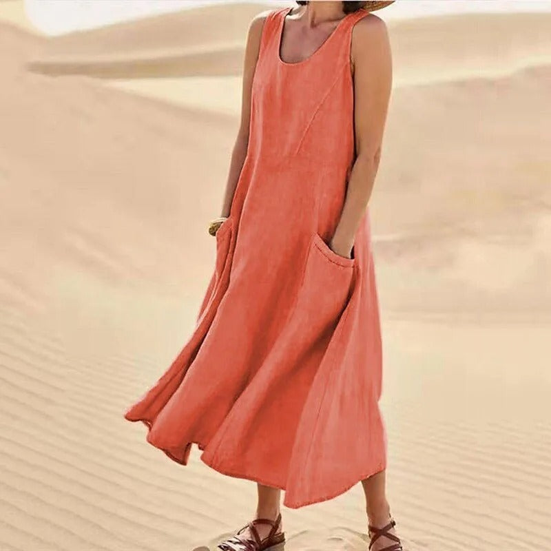 NORA - Summer Linen Dress