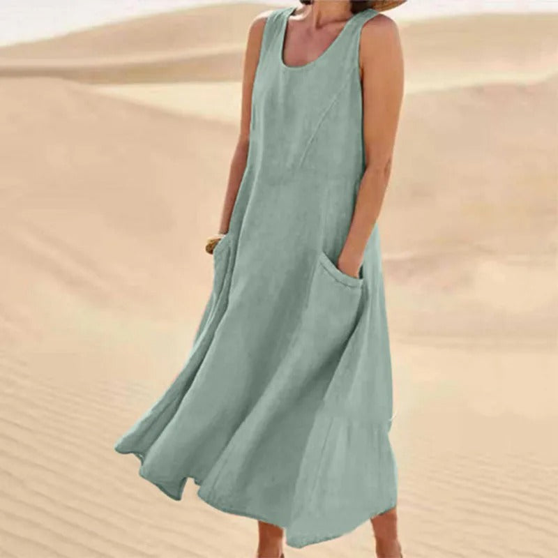 NORA - Summer Linen Dress