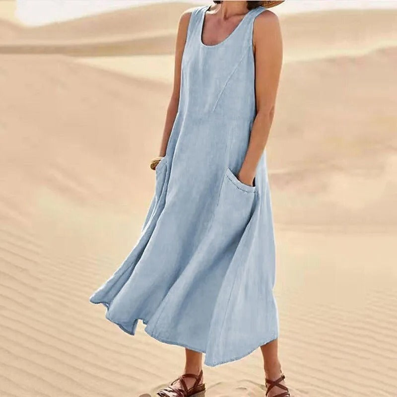 NORA - Summer Linen Dress